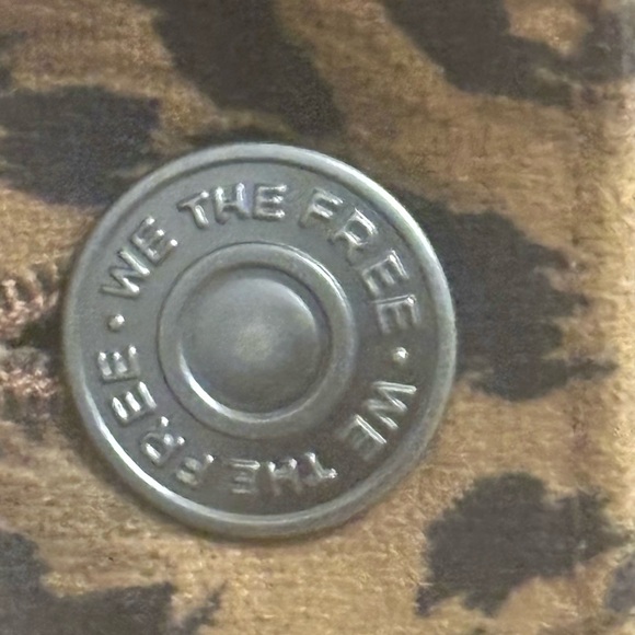 Free People Fringe Out Animal Print Jacket Size Small We The Free - Picture 8 of 14